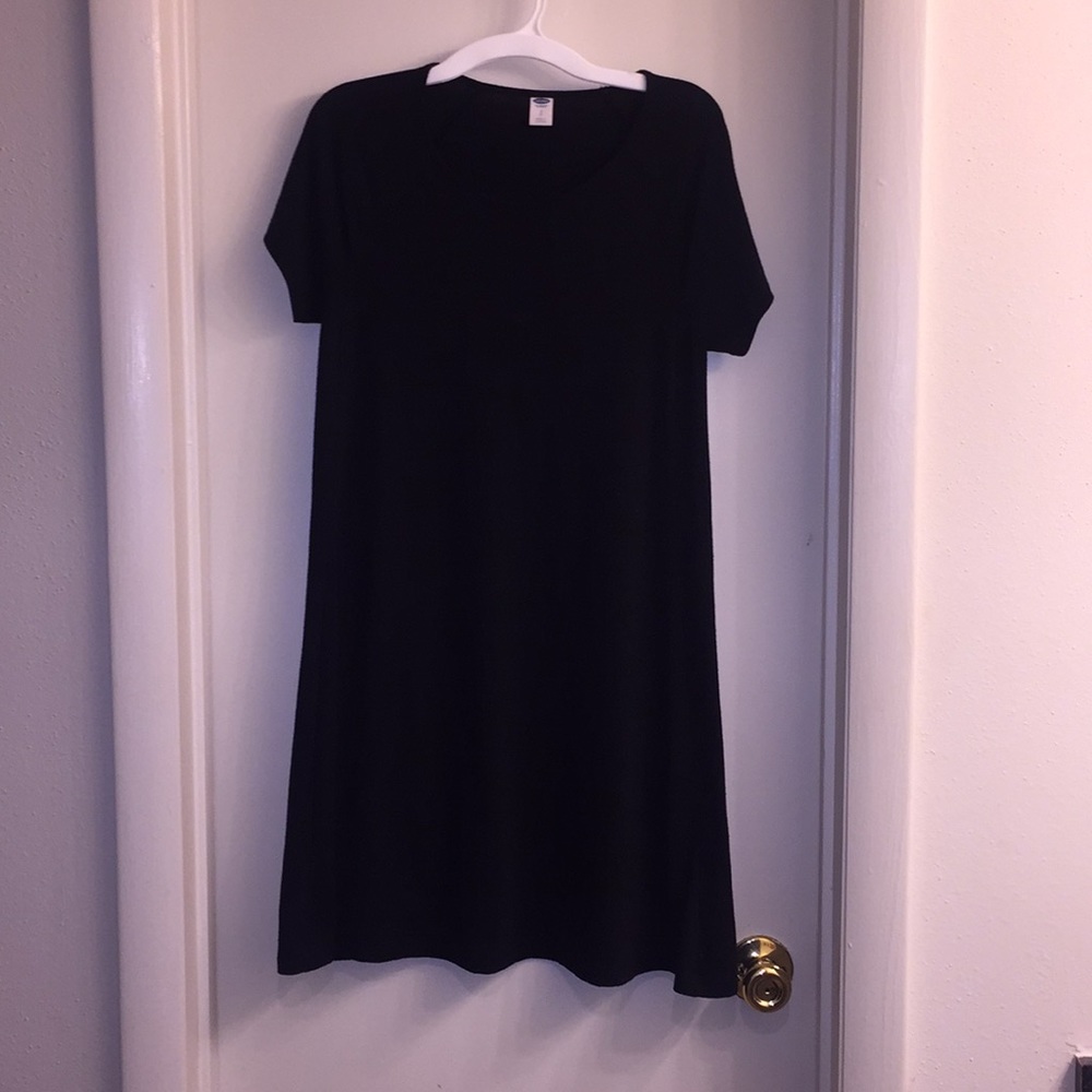 Small black t-shirt dress